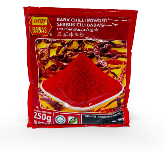 BABAS CHILLI POWDER 250G